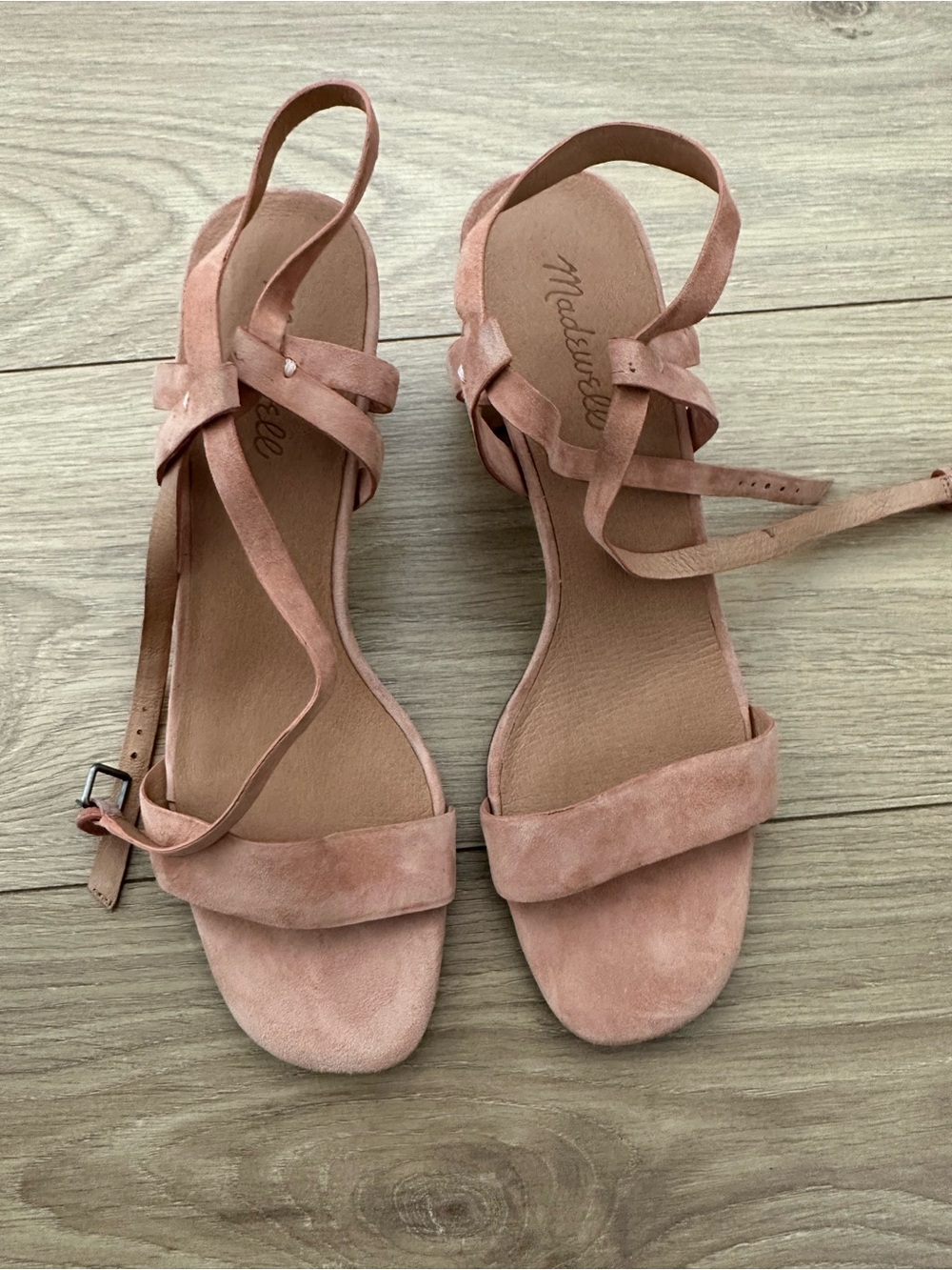 Madewell Loli Ankle Strap Heel Sandals in Clay - 9.5